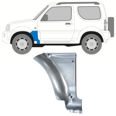 Reparaturblech Kotflügel vorne für Suzuki Jimny 1998-2018 / Links 15860
