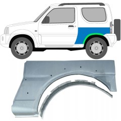 Reparaturblech Kotflügel hinten für Suzuki Jimny 1998-2018 / Links / Satz 10234