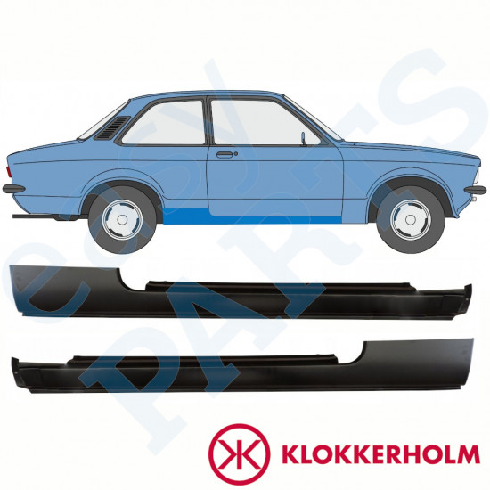 OPEL KADETT C 1973-1979 SCHWELLER REPARATURBLECH / SATZ