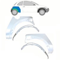 Reparaturblech innen + außen hinterer Kotflügel für Ford KA 1996-2008 / Satz 10777