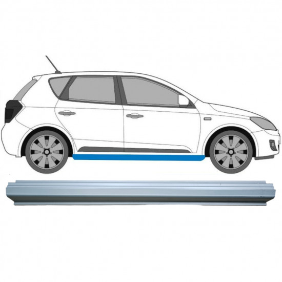 KIA CEED 2006-2012 SCHWELLER REPARATURBLECH / RECHTS