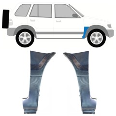 Reparaturblech Kotflügel vorne für Kia Sportage 1994-2002 / Links+Rechts / Satz 9978