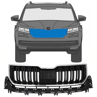 Kühlergrill für Skoda Kodiaq 2016-2023 / Satz 7546