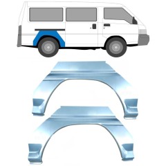 Reparaturblech Kotflügel hinten für Mitsubishi L300 1986- / Links+Rechts / Satz 9418
