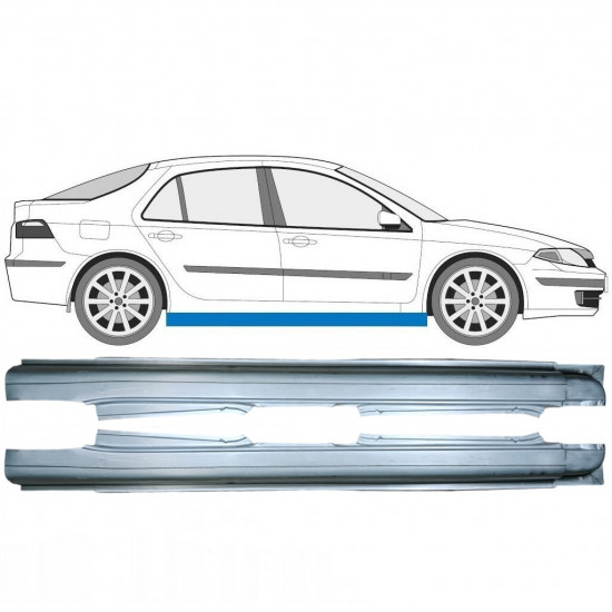 RENAULT LAGUNA 2001-2007 SCHWELLER REPARATURBLECH / SATZ