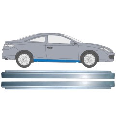Reparaturblech Schweller für Renault Laguna III 2008-2015 / Links = Rechts (symmetrisch) / COUPE / Satz 10001