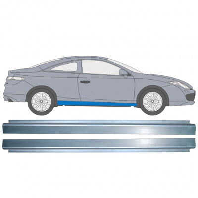 RENAULT LAGUNA III COUPE 2008-2015 SCHWELLER REPARATURBLECH / RECHTS = LINKS / SATZ