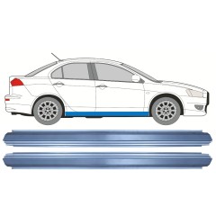 Reparaturblech Schweller für Mitsubishi Lancer 2007-2017 / Links = Rechts (symmetrisch) / Satz 10489