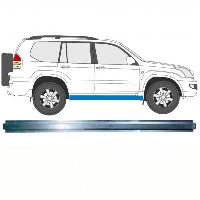 TOYOTA LAND CRUISER 2003-2010 INNEN SCHWELLER REPARATURBLECH / RECHTS = LINKS