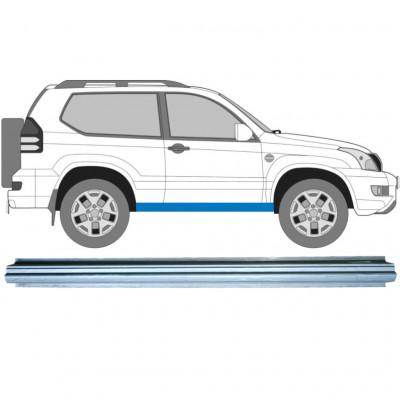 TOYOTA LAND CRUISER 2003-2010 3 TÜR SCHWELLER REPARATURBLECH / RECHTS = LINKS