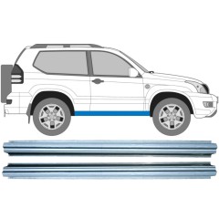 Reparaturblech Schweller für Toyota Land Cruiser J120 2003-2010 / Links = Rechts (symmetrisch) / Satz 10277