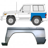 TOYOTA LAND CRUISER 1984-1993 HINTEN KOTFLÜGEL REPARATURBLECH / LINKS