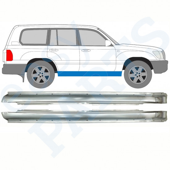 TOYOTA LAND CRUISER 1998-2007 VOLL SCHWELLER REPARATURBLECH / SATZ