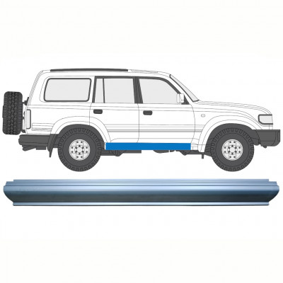 TOYOTA LAND CRUISER 1990-1996 SCHWELLER REPARATURBLECH / RECHTS = LINKS