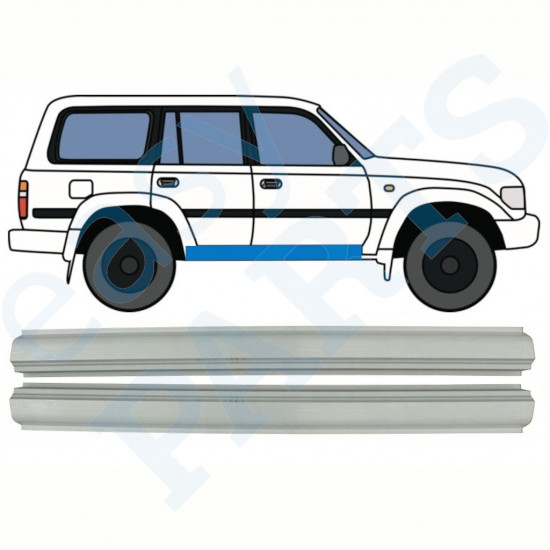 TOYOTA LAND CRUISER 1990-1996 SCHWELLER REPARATURBLECH / RECHTS = LINKS / SATZ