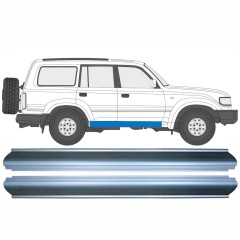 Reparaturblech Schweller für Toyota Land Cruiser J80 1990-1996 / Links = Rechts (symmetrisch) / Satz 10242