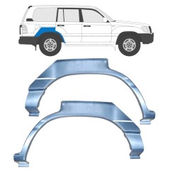 Reparaturblech Kotflügel hinten für Toyota Land Cruiser J100 1998-2007 / Links+Rechts / Satz 9596
