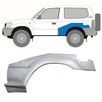 TOYOTA LAND CRUISER 1996-2002 3-D RADLAUF REPARATURBLECH / LINKS