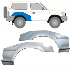 Reparaturblech Kotflügel hinten für Toyota Land Cruiser J90 1996-2002 / Links+Rechts / Satz 10123