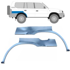 Reparaturblech Kotflügel hinten für Toyota Land Cruiser J90 1996-2002 / Links+Rechts / Satz 9235