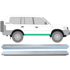 Reparaturblech innen + außen Schweller für Toyota Land Cruiser J90 1996-2002 / Links = Rechts (symmetrisch) / Satz 14852