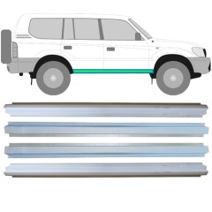 Reparaturblech innen + außen Schweller für Toyota Land Cruiser J90 1996-2002 / Links+Rechts / Satz 14854