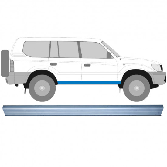 TOYOTA LAND CRUISER 1996-2002 SCHWELLER REPARATURBLECH / RECHTS = LINKS