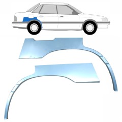 Reparaturblech Kotflügel hinten für Subaru Legacy 1989-1994 / Links+Rechts / Satz 9185