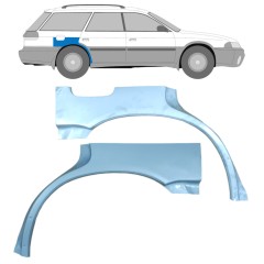 Reparaturblech Kotflügel hinten für Subaru Legacy 1994-1999 / Links+Rechts / Satz 9178