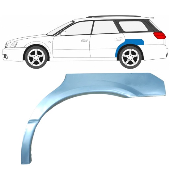 Reparaturblech Kotflügel hinten für Subaru Legacy 1998-2004 / Links / COMBI / SEDAN 5603