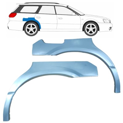Reparaturblech Kotflügel hinten für Subaru Legacy 1998-2004 / Links+Rechts / COMBI / SEDAN / Satz 9189
