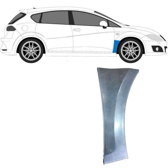 Reparaturblech Kotflügel vorne für Seat Leon 2005-2012 / Rechts 15733