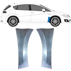 Reparaturblech Kotflügel vorne für Seat Leon 2005-2012 / Links+Rechts / Satz 9606
