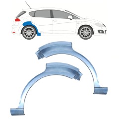 Reparaturblech Kotflügel hinten für Seat Leon 2005-2012 / Links+Rechts / Satz 9974