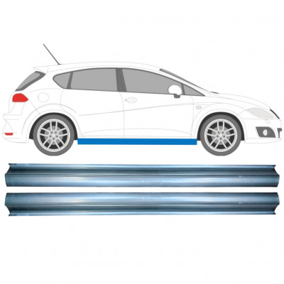 SEAT LEON 2005-2012 SCHWELLER REPARATURBLECH / RECHTS + LINKS / SATZ