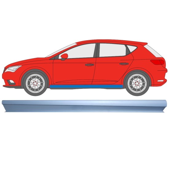 Reparaturblech unterer Schweller für Seat Leon 2012-2020 / Links 16983