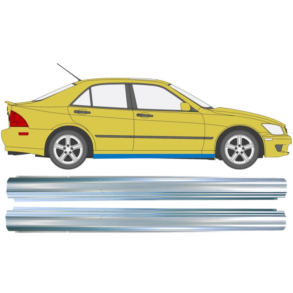 Reparaturblech Schweller Für Lexus Is 1998-2005 / Links = Rechts (Symmetrisch) / Satz 10384