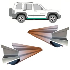 Reparaturblech innen + außen Schweller für Jeep Liberty 2001-2008 / Links = Rechts (symmetrisch) / Satz 11495