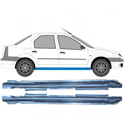 DACIA LOGAN 2004-2009 VOLL SCHWELLER REPARATURBLECH / PAAR