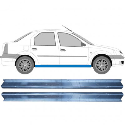 DACIA LOGAN 2004-2009 SCHWELLER REPARATURBLECH / RECHTS + LINKS / SATZ