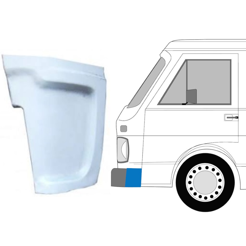 VOLKSWAGEN LT 1975-1996 VORNE KOTFLÜGEL REPARATURBLECH / LINKS