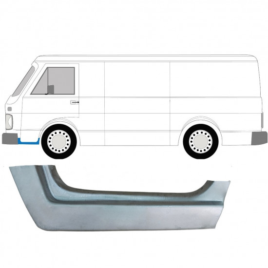 VOLKSWAGEN LT 1975-1996 VORNE SCHWELLER REPARATURBLECH / LINKS