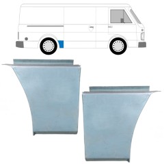 Reparaturblech Kotflügel hinten für Volkswagen LT 1975-1996 / Links+Rechts / Satz 9871