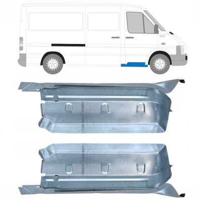 Reparaturblech vorderer Tritt mit Teil des Schwellers für Volkswagen LT 1996-2005 / Links+Rechts 16567