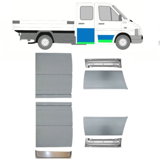 Reparaturblech Tür für Volkswagen LT 1996-2005 16559