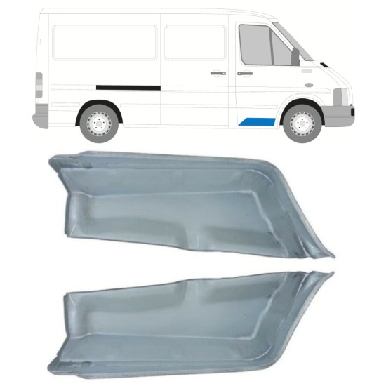 Reparaturblech vorderer Tritt für Volkswagen LT 1996-2005 / Links+Rechts 16578