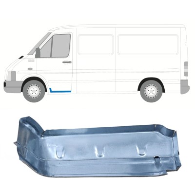Reparaturblech vorderer Tritt für Volkswagen LT 1996-2005 / Links 16605