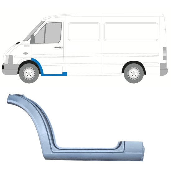 Reparaturblech vorderer Tritt für Volkswagen LT 1996-2005 / Links 16546