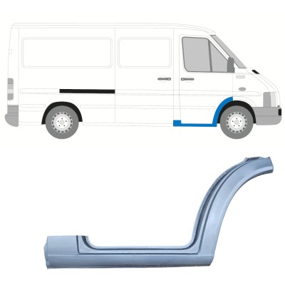 Reparaturblech vorderer Tritt für Volkswagen LT 1996-2005 / Rechts 16545