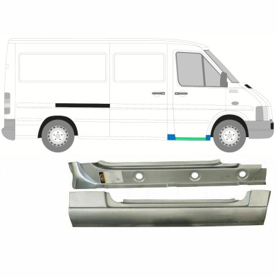 Reparaturblech innen + außen vorderer Schweller für Volkswagen LT 1996-2005 / Rechts 16582